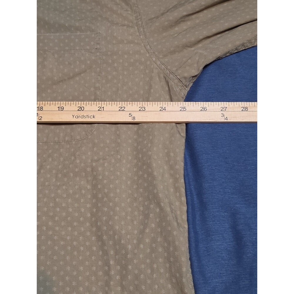 Cinch Men’s XL Down Shirt Brown Geometric Long Sleeve Western Cowboy - Picture 5 of 10